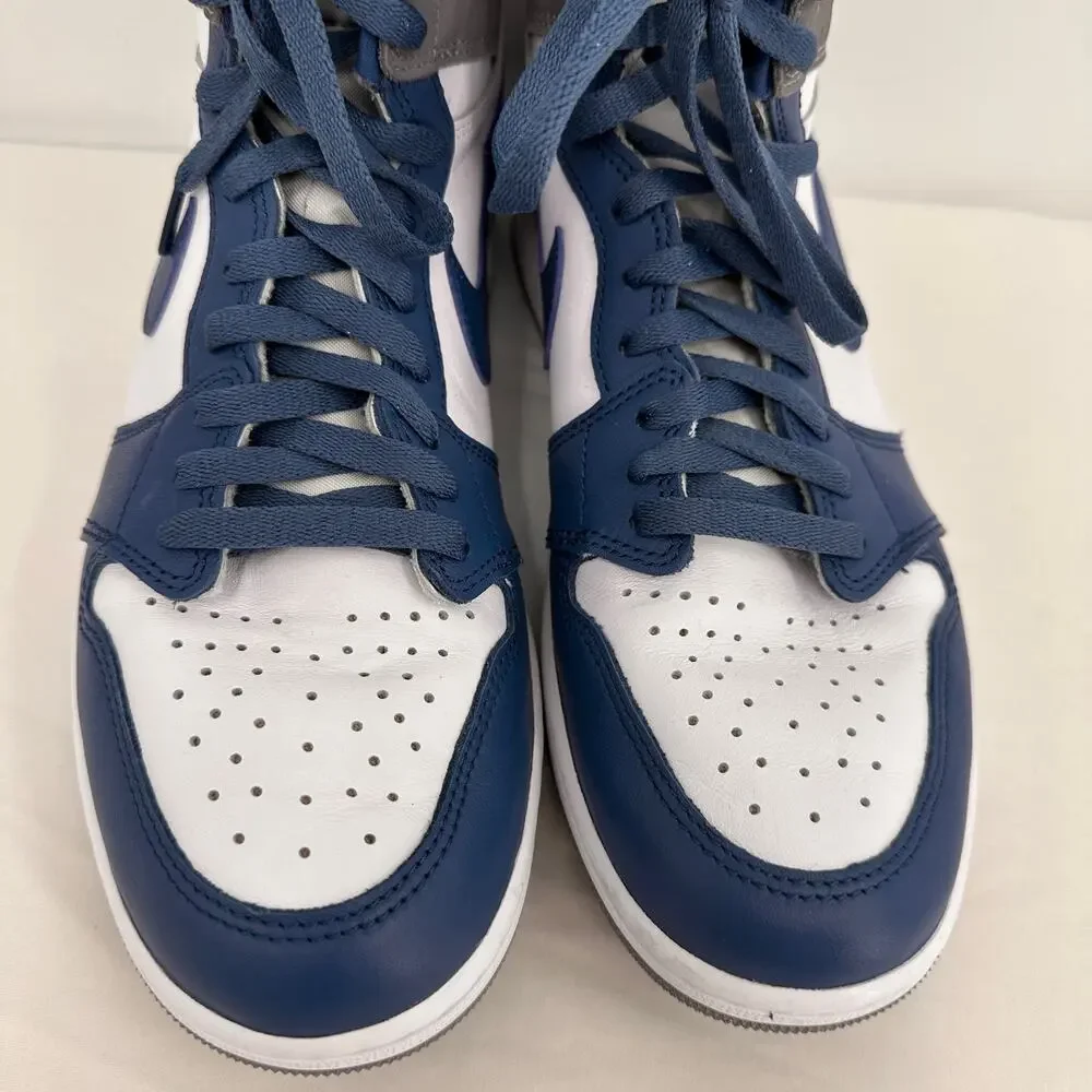 Nike Men's Air Jordan 1 Retro High OG True Blue Sneakers Size 10